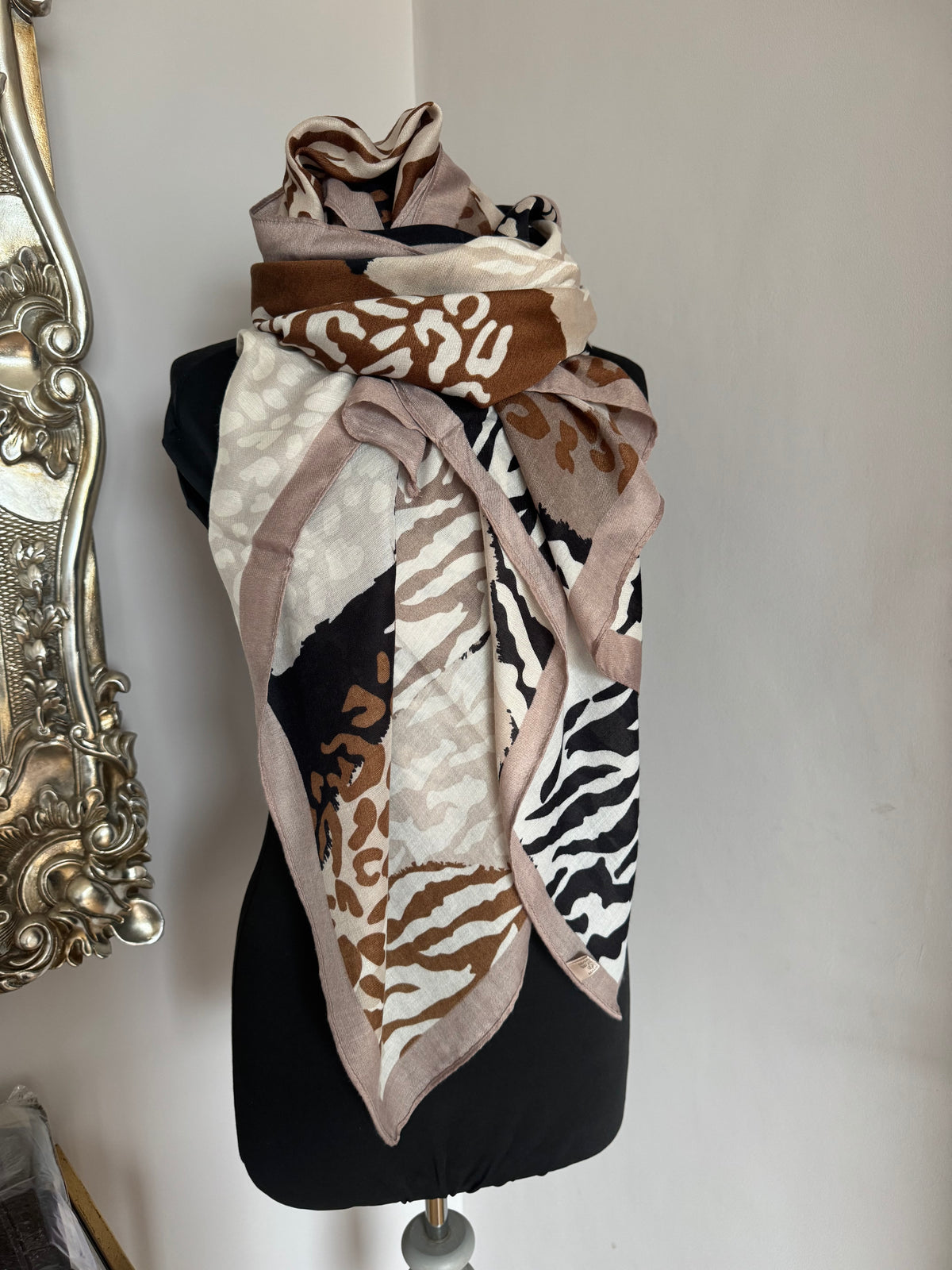 Animal Print Scarf