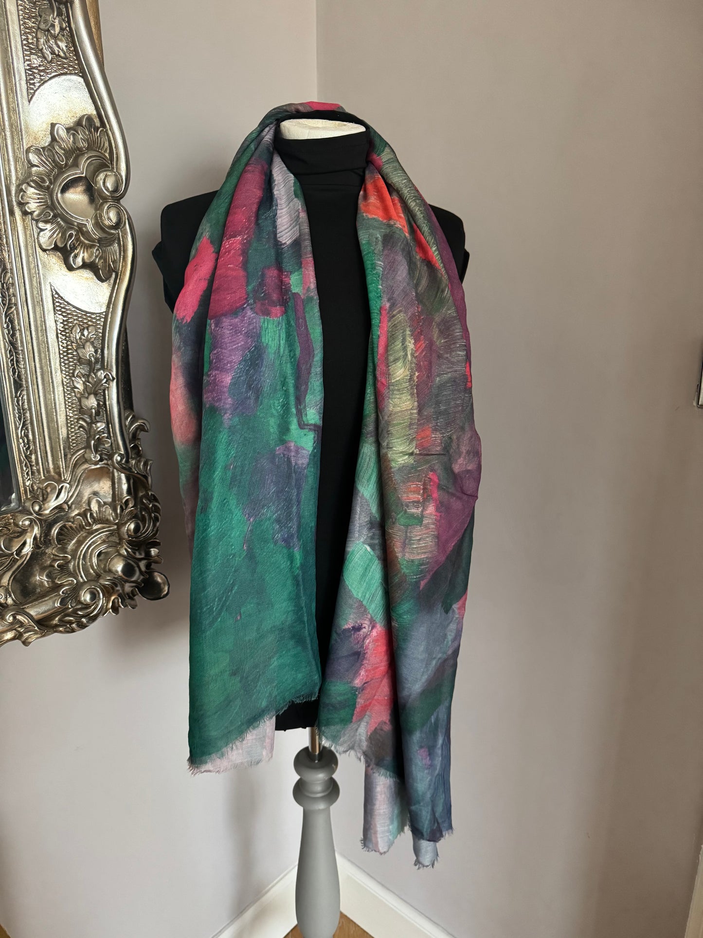 Abstract Brushed Scarf