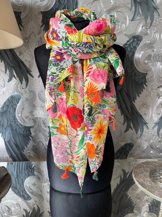Floral Garden Scarf