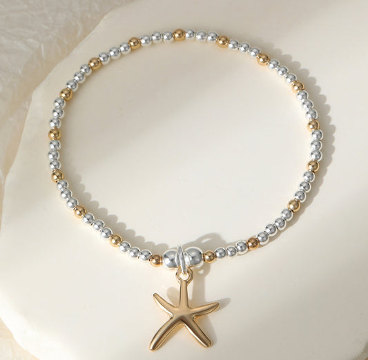 Starfish Plain Bracelet- Ocean Theme
