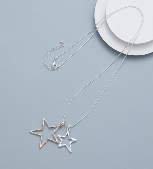 Double Star Necklace