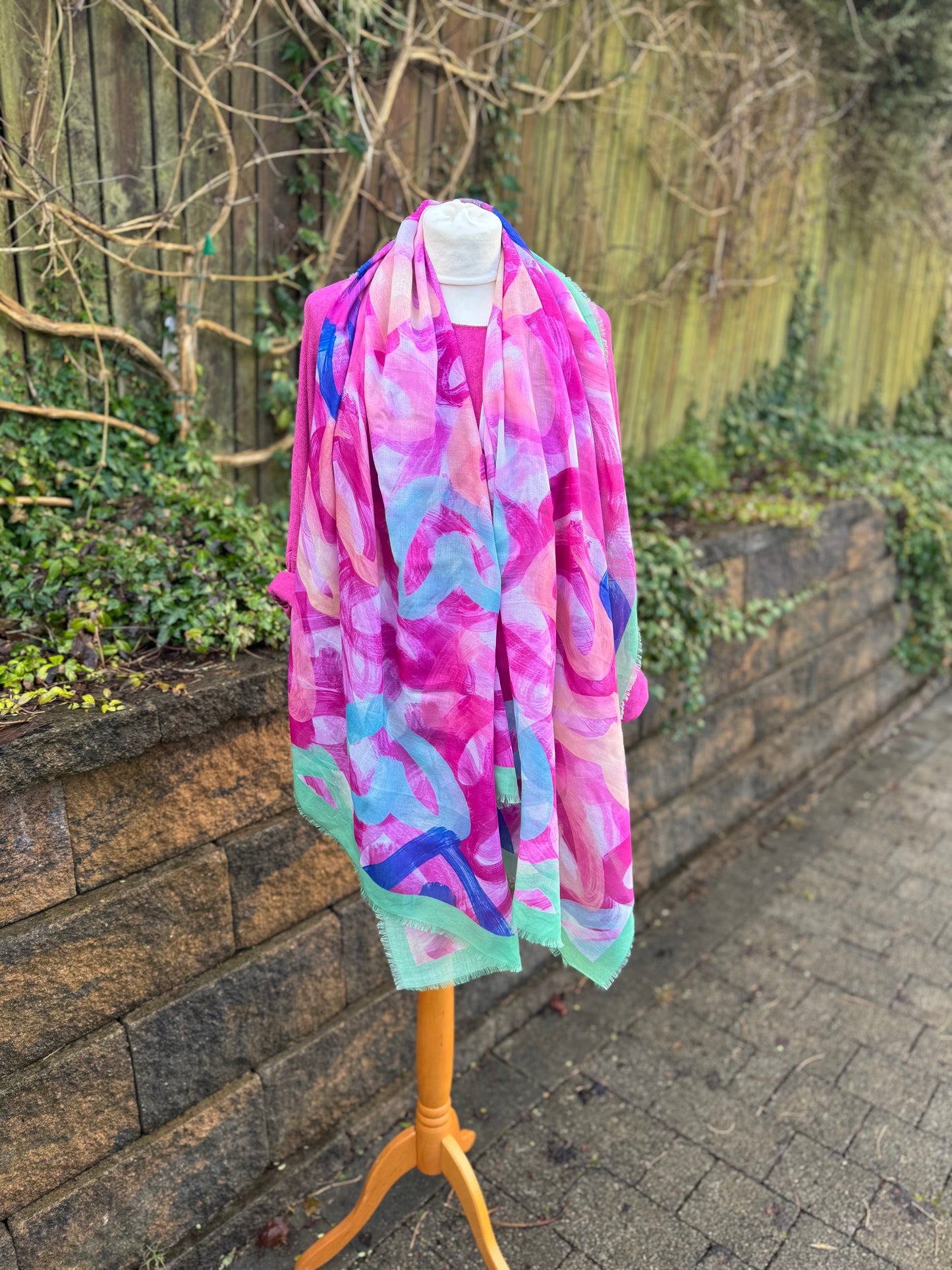 Brushed Heart Scarf