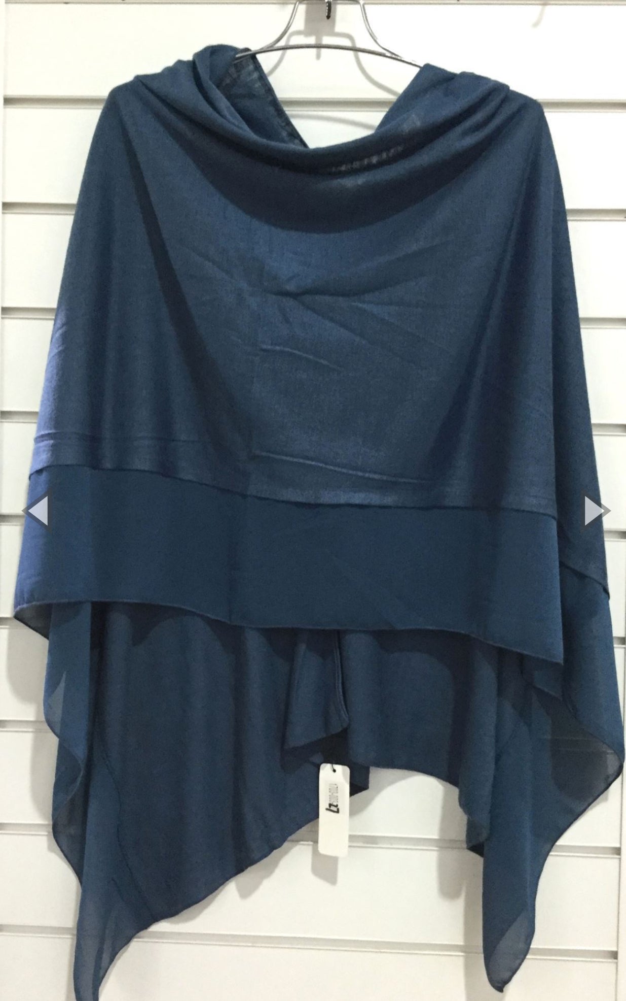 Lightweight Chiffon Edge Poncho