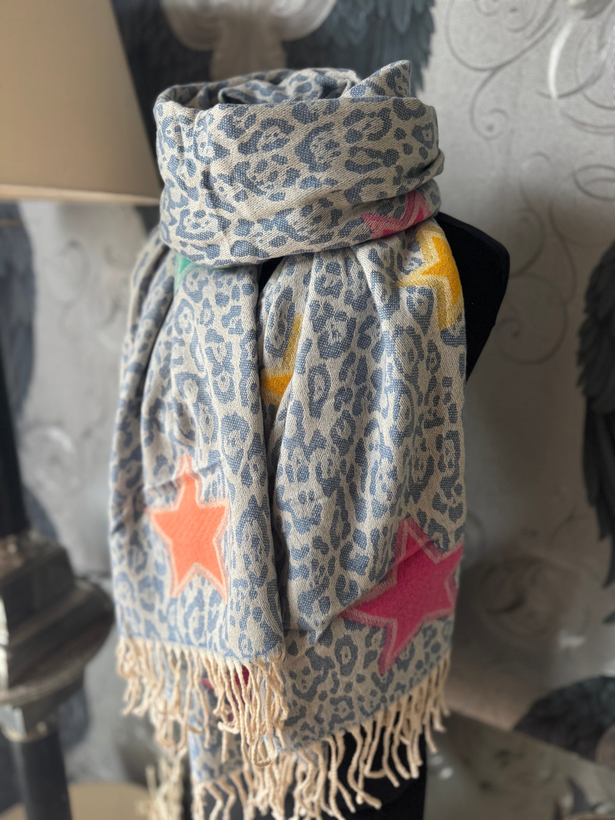 Leopard Star Scarf