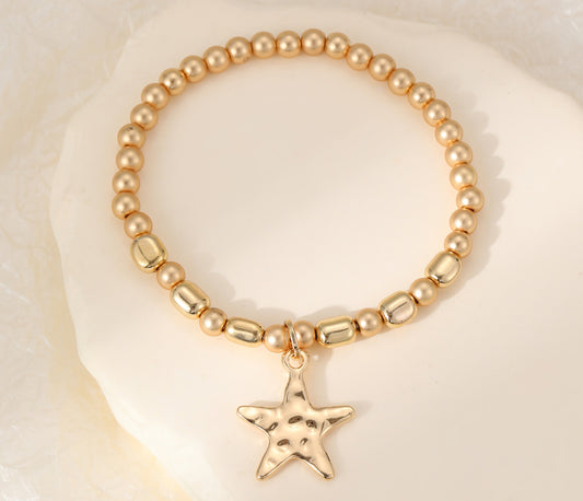 Hammered Star Bracelet - last one