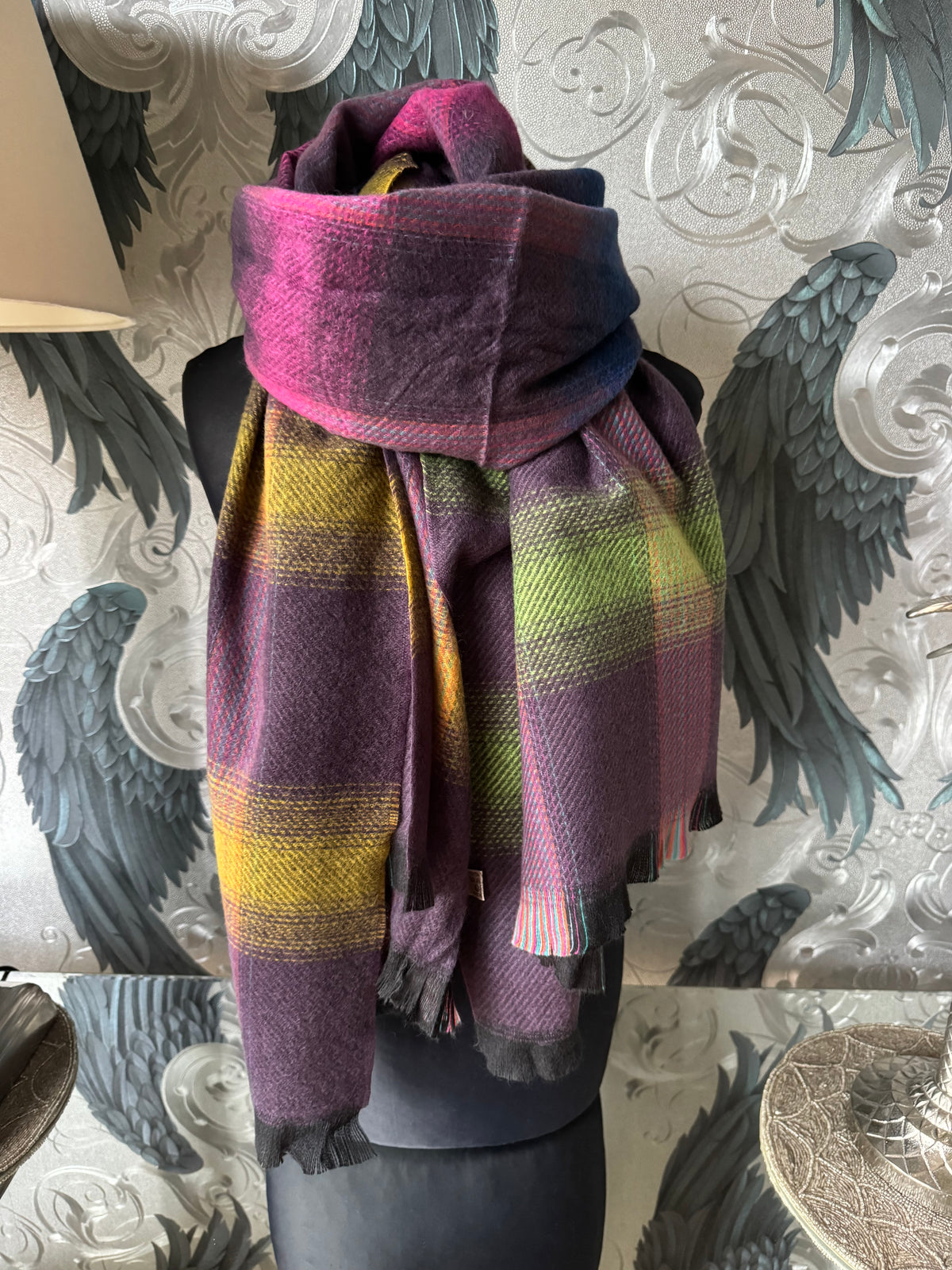Soft Checked Scarf