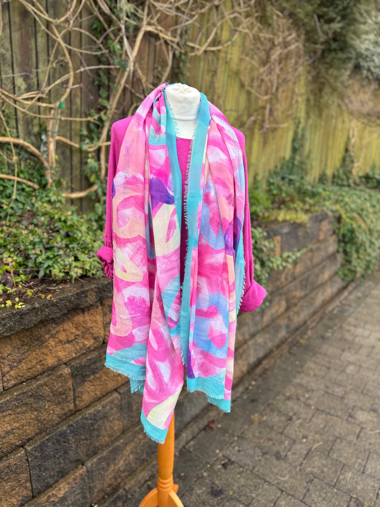Brushed Heart Scarf