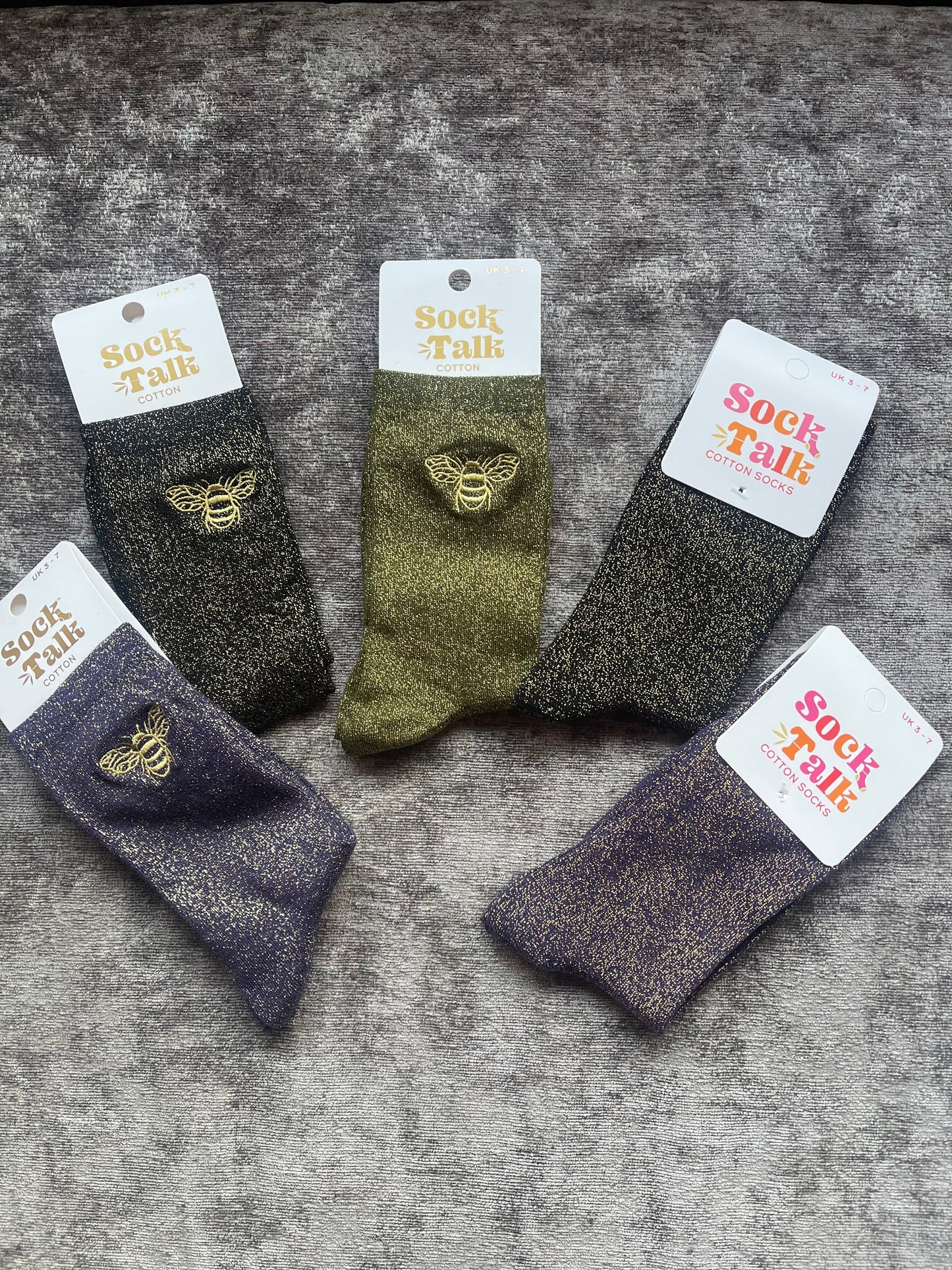 Sparkle Bee Socks