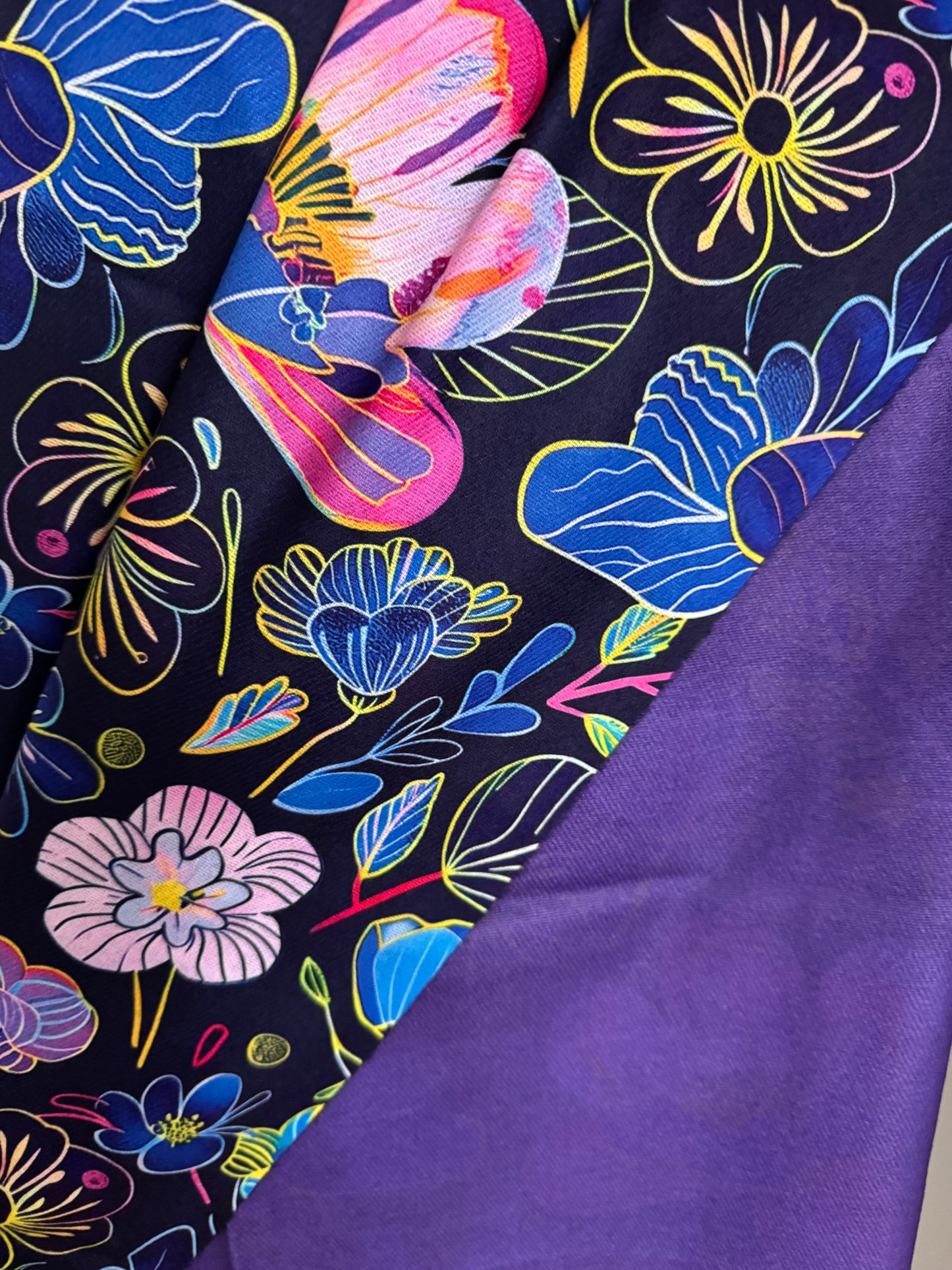 Bright Colourful Floral Scarf