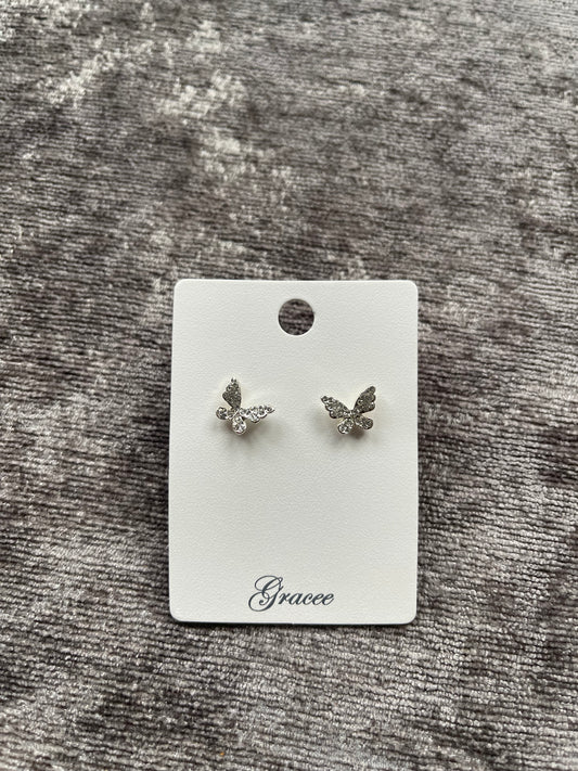 Butterfly Stud Earring